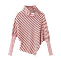 Pink Irregular Statement Long Sleeve