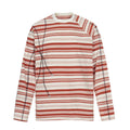 Color-Block Striped Loose-Fit Long Sleeve